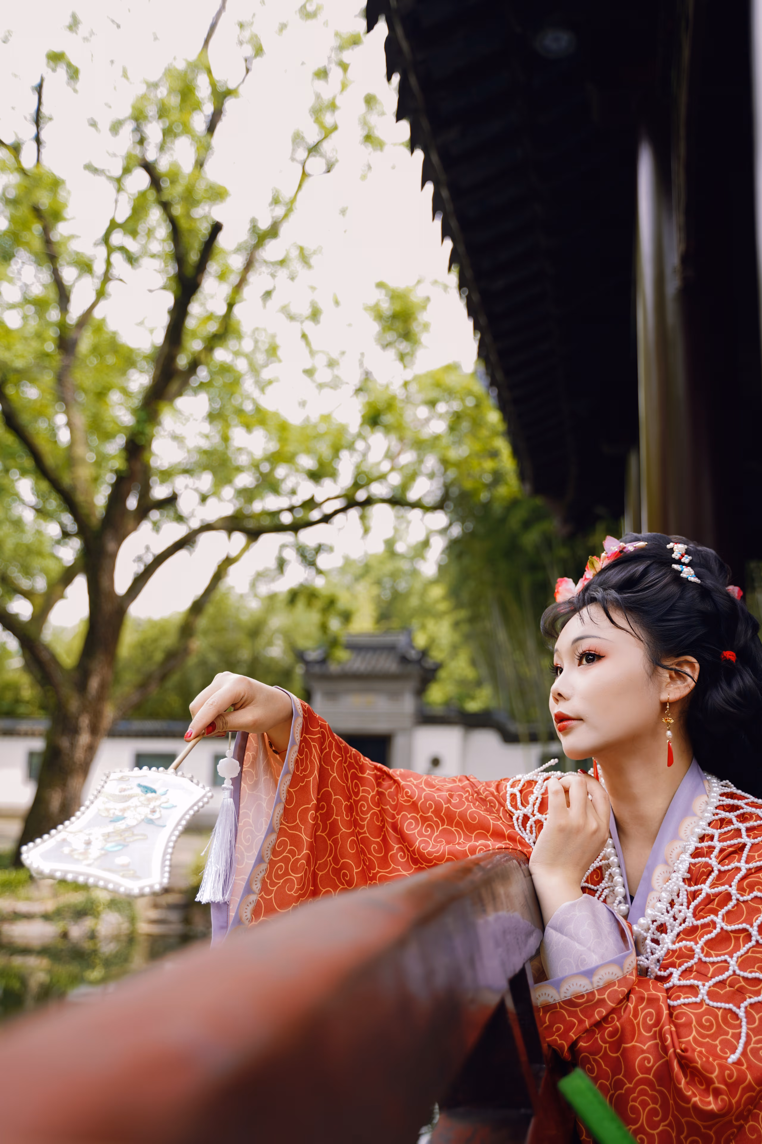 古猗园桂林&九畹汉服,上海,2025年,中国国风摄影作品