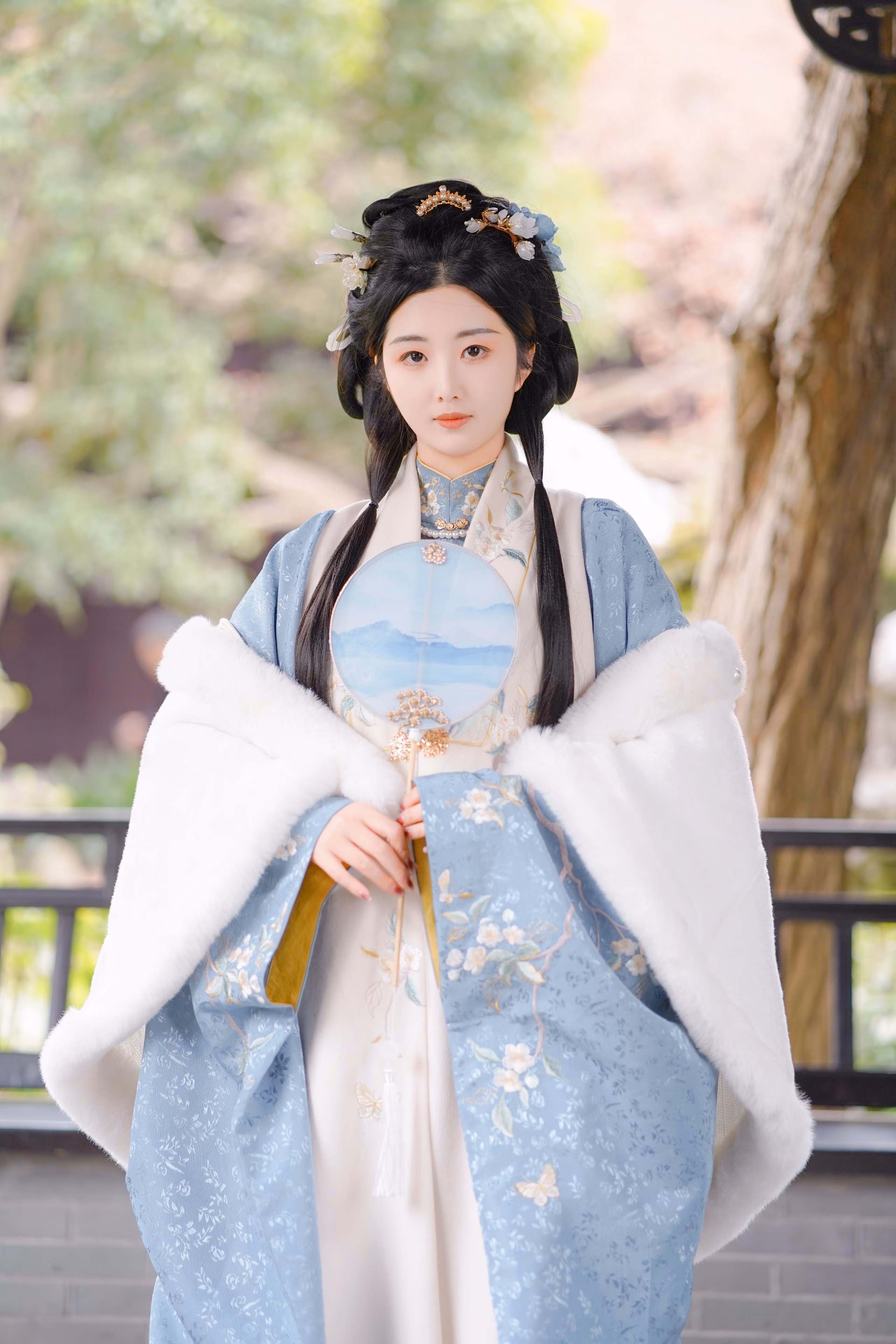 桂林公园梅花汉服，上海，2024年，中国国风摄影作品